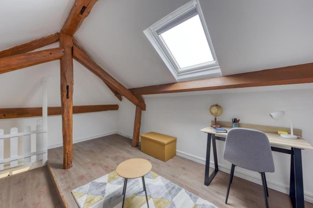 Charmant T3 En Duplex Saint-Brice-sous-Forêt Exterior foto